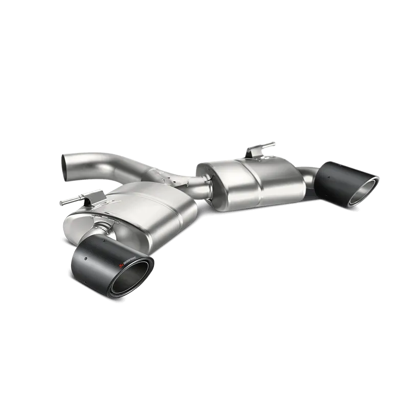 Akrapovic 17-18 Volkswagen Golf (VII) GTI FL Performance Slip-On Line (Titanium) w/ Carbon Tips