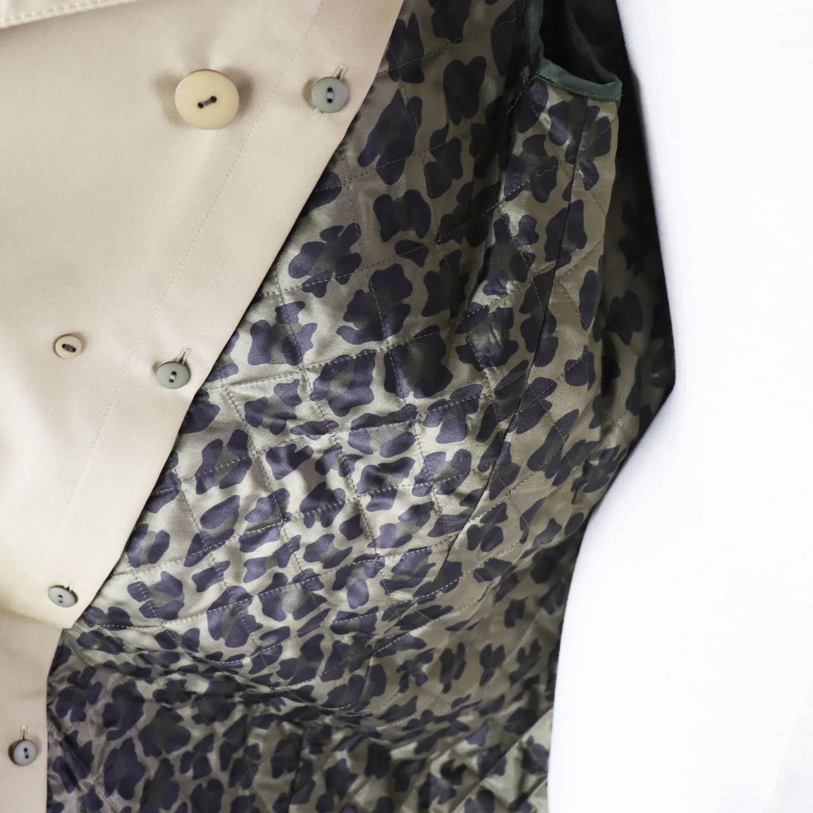 Aquascutum Leopard Liner Trench Coat Women