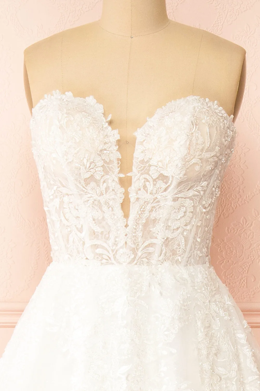 Beatrix | Strapless Tulle Wedding Gown w/ Bolero