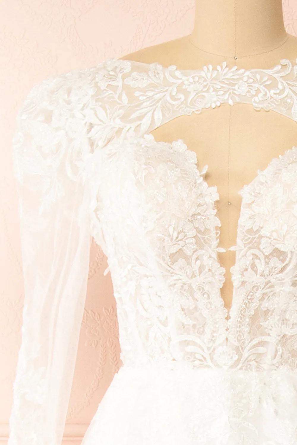 Beatrix | Strapless Tulle Wedding Gown w/ Bolero