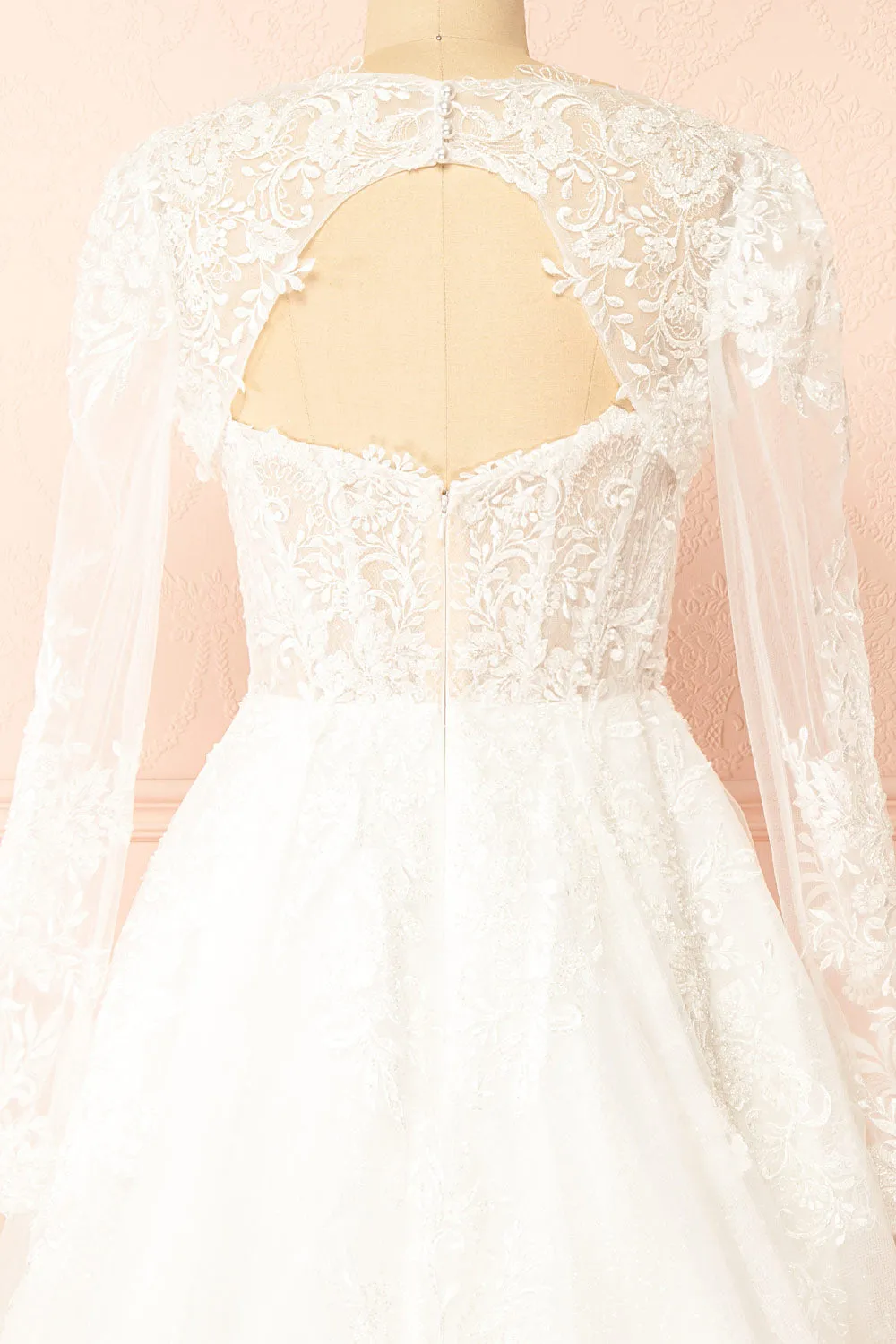 Beatrix | Strapless Tulle Wedding Gown w/ Bolero