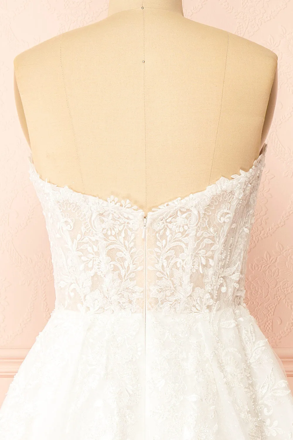 Beatrix | Strapless Tulle Wedding Gown w/ Bolero