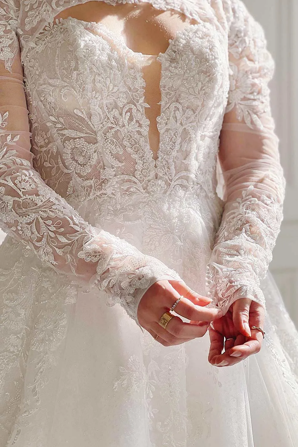 Beatrix | Strapless Tulle Wedding Gown w/ Bolero