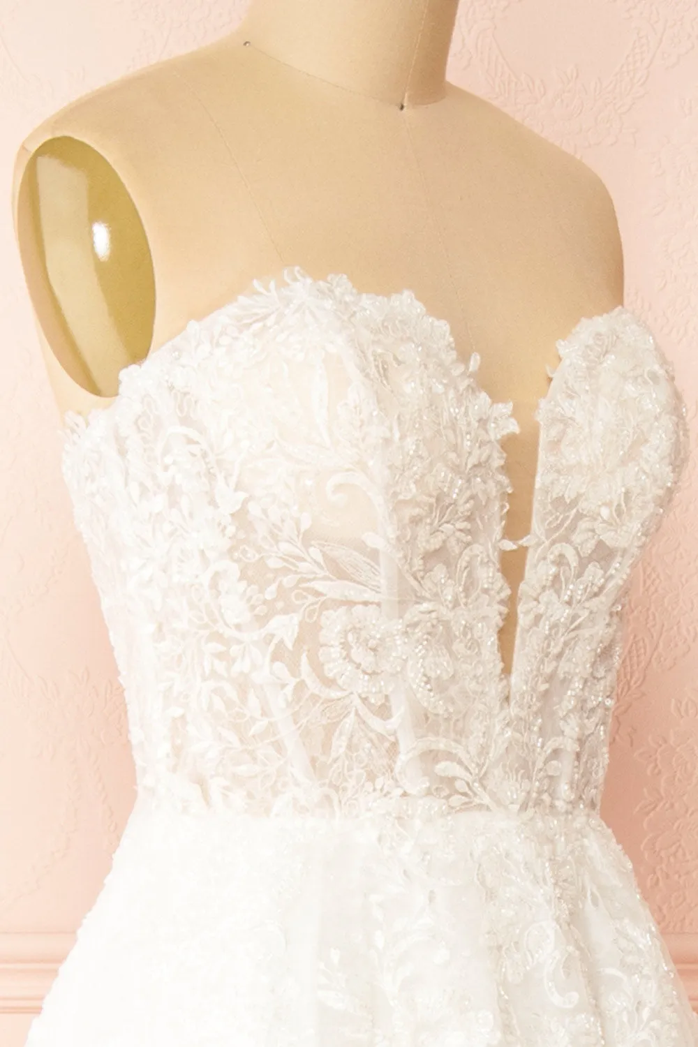 Beatrix | Strapless Tulle Wedding Gown w/ Bolero