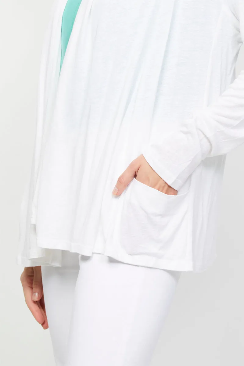 Berenice - Gilet En Lin Blanc