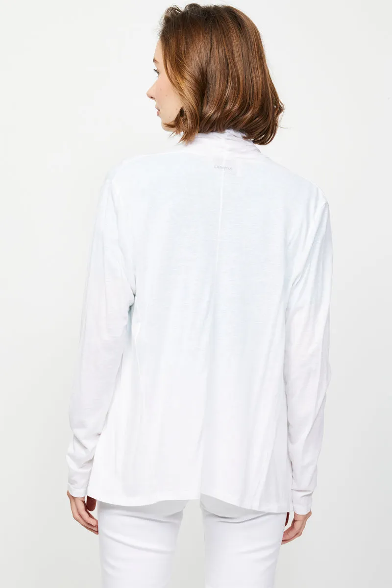 Berenice - Gilet En Lin Blanc