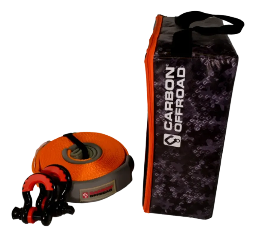 Carbon Offroad Gear Cube Basic Recovery Kit | Large