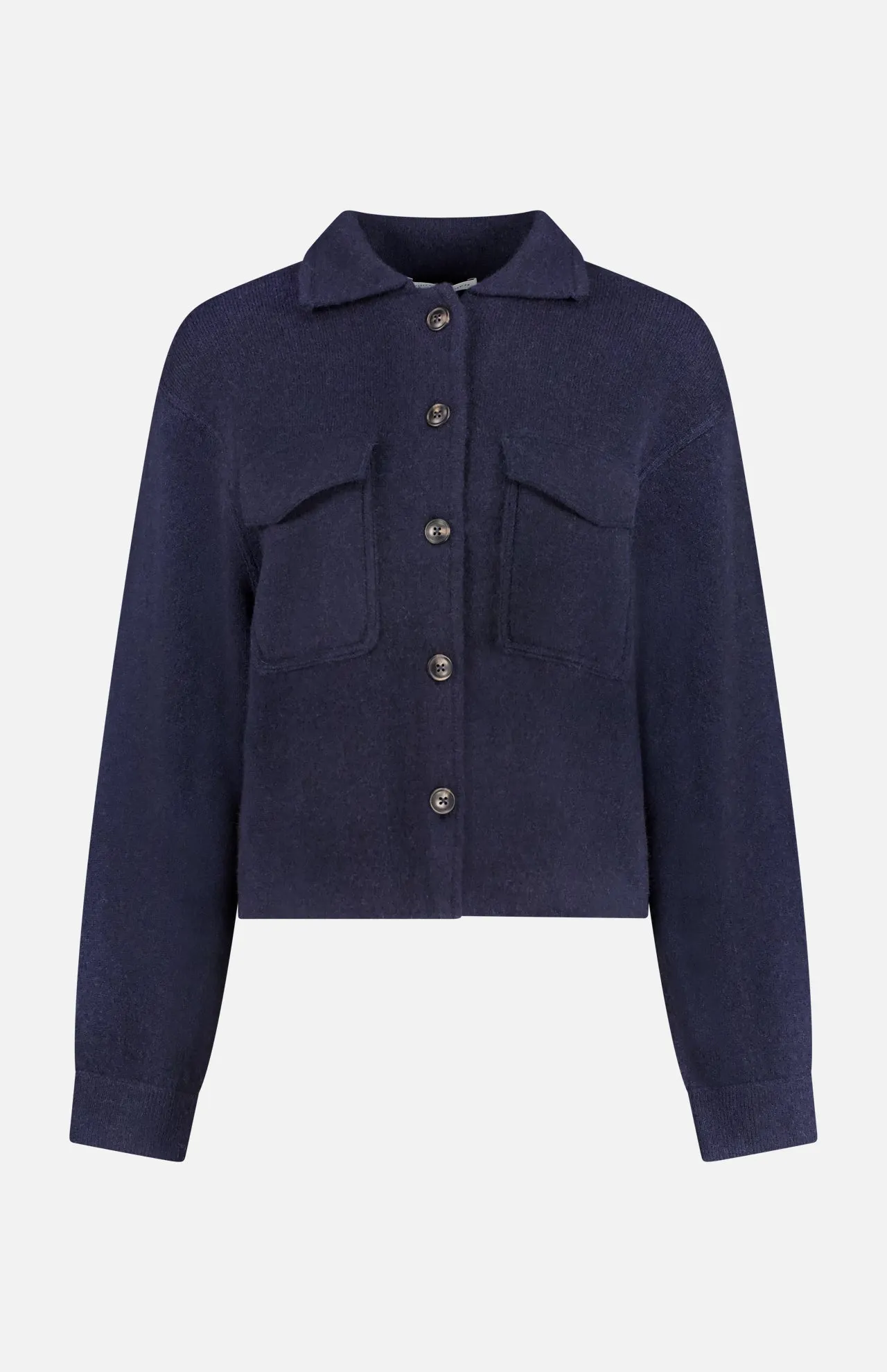 Cashmere Luxe Cropped Shacket