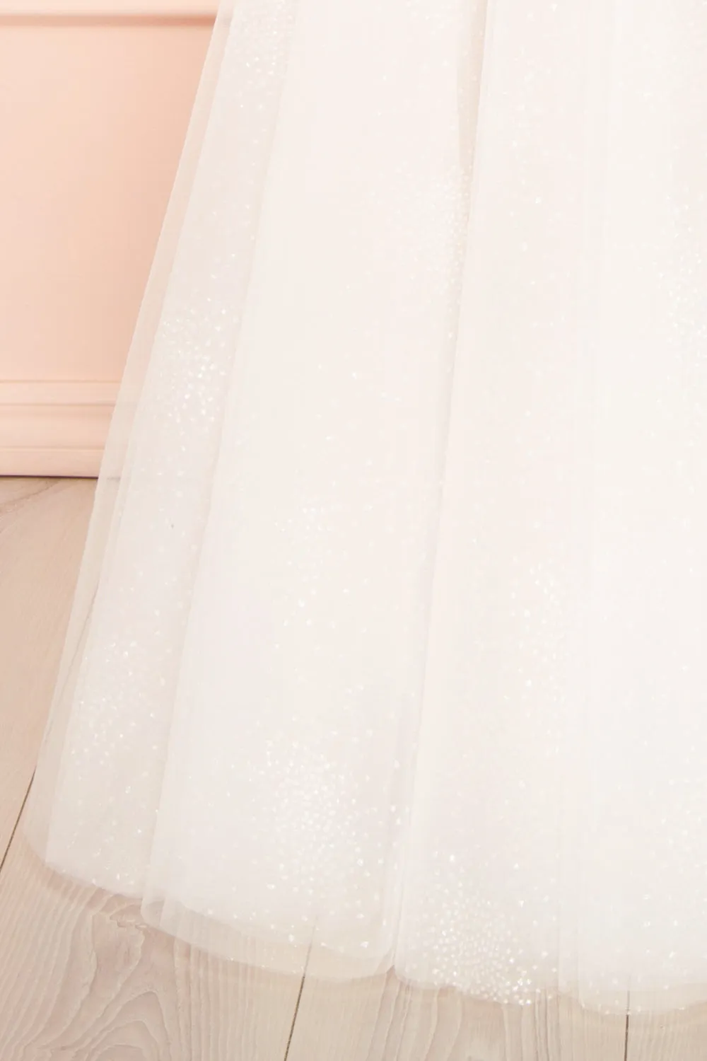 Geneva | A-line Tulle Gown w/ Removable Sleeves
