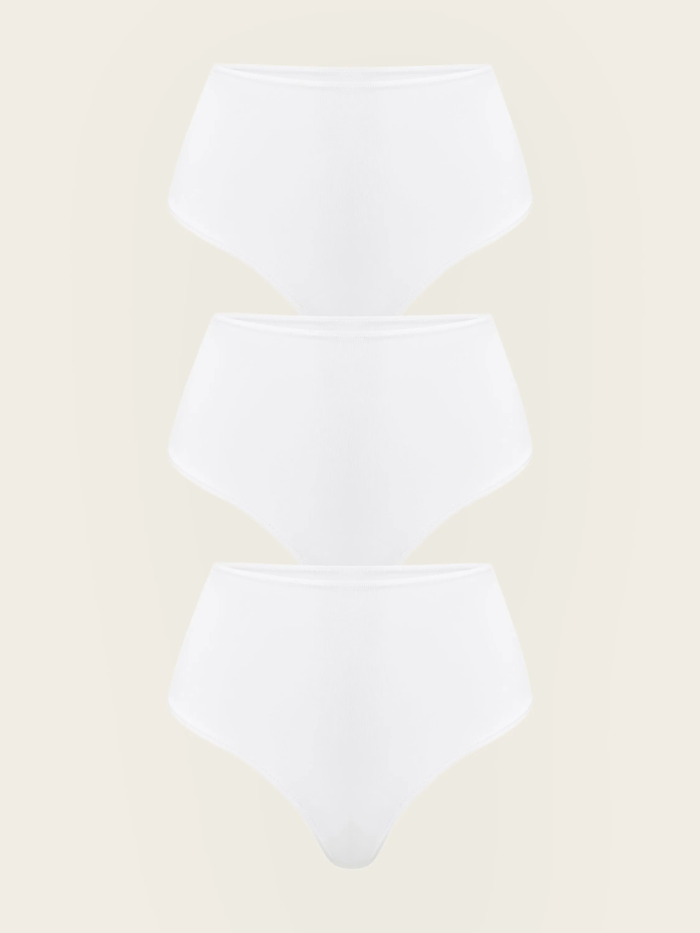Inbarely® Smooth High Waisted Thongs 3 Pack