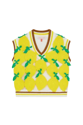 Lemon Crochet Vest
