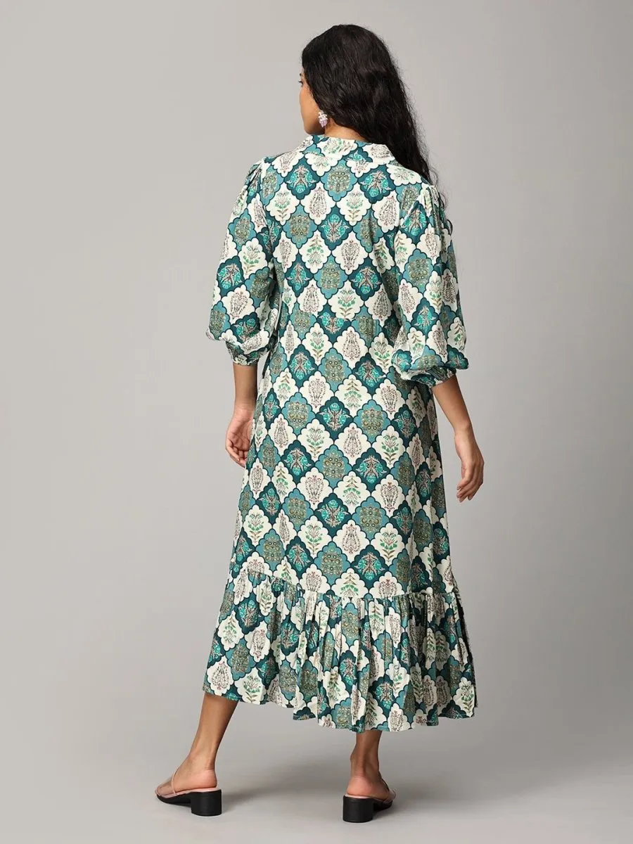 Meadow Mosaic Maternity and Nursing Dress