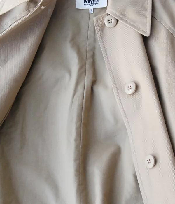 MM6 MAISON MARGIELA/TRENCH COAT(BEIGE)