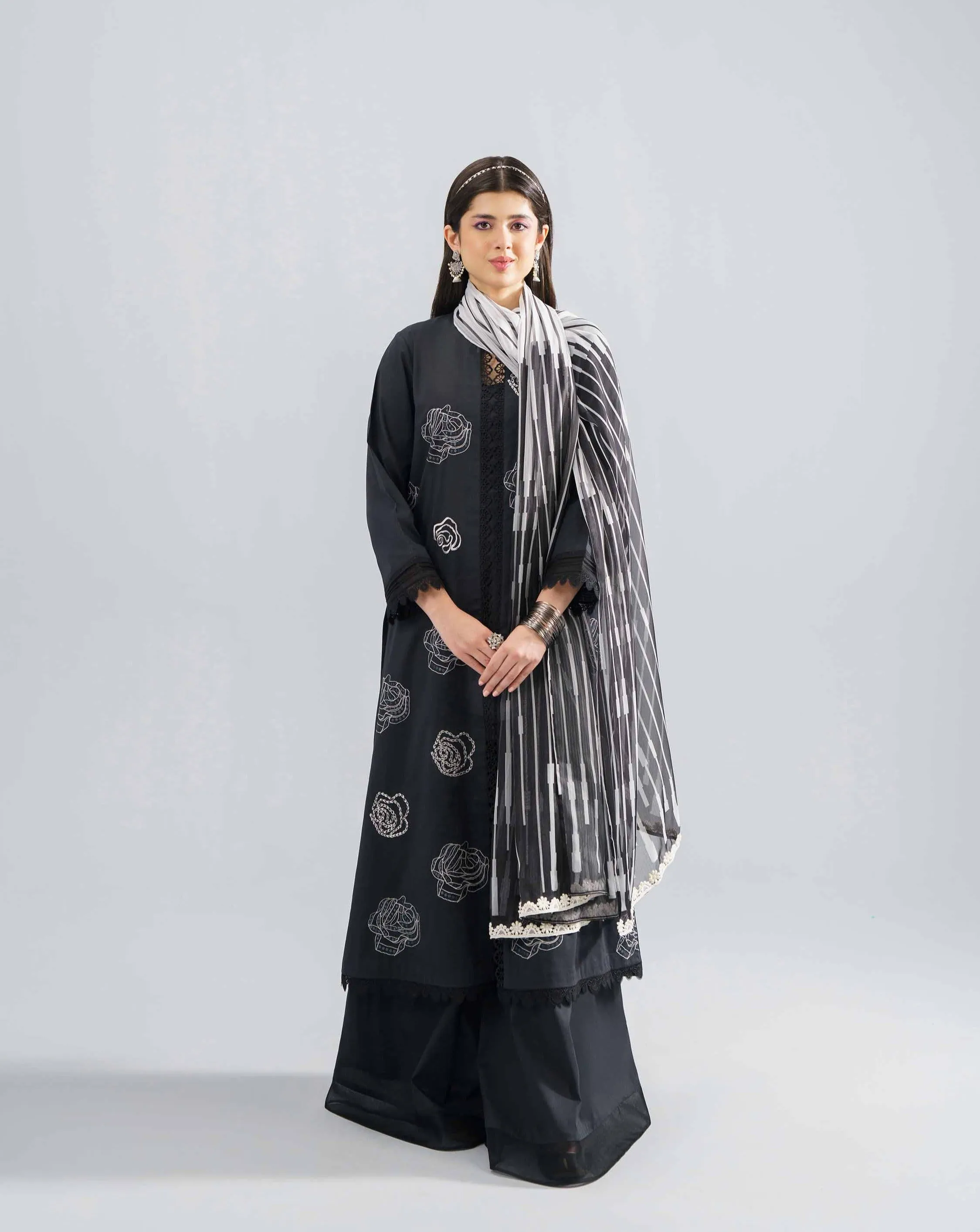 Nishat Linen Spring/Summer Lawn – 3 Piece - Embroidered Suit - 42401657