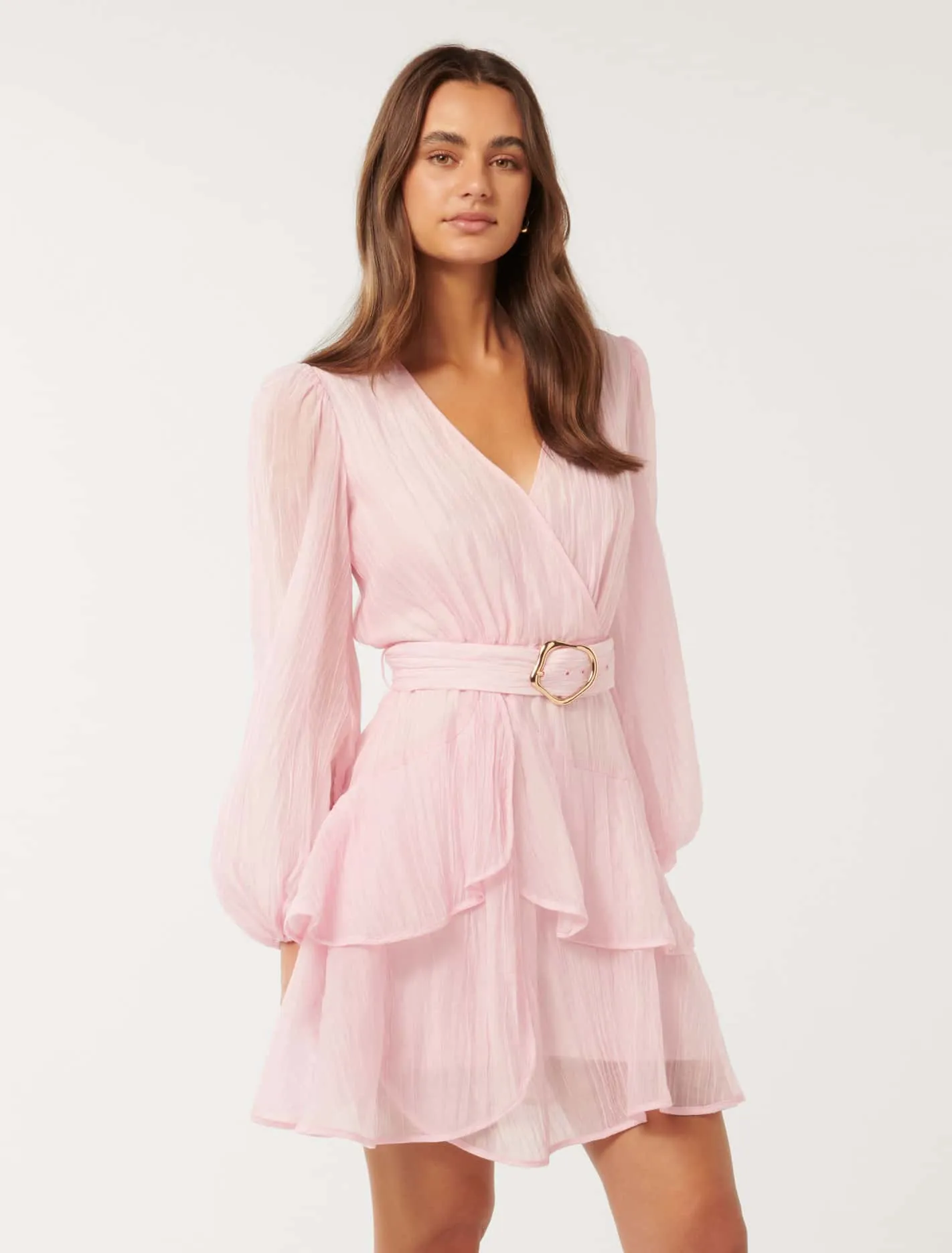 Pauline Textured Skater Mini Dress