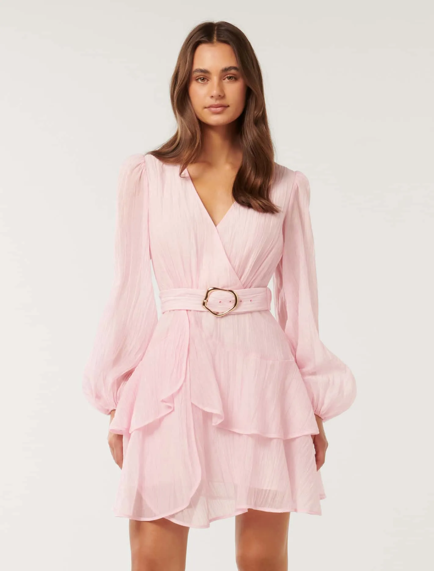 Pauline Textured Skater Mini Dress