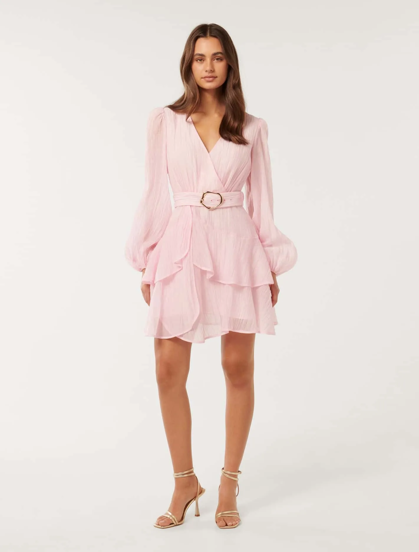 Pauline Textured Skater Mini Dress