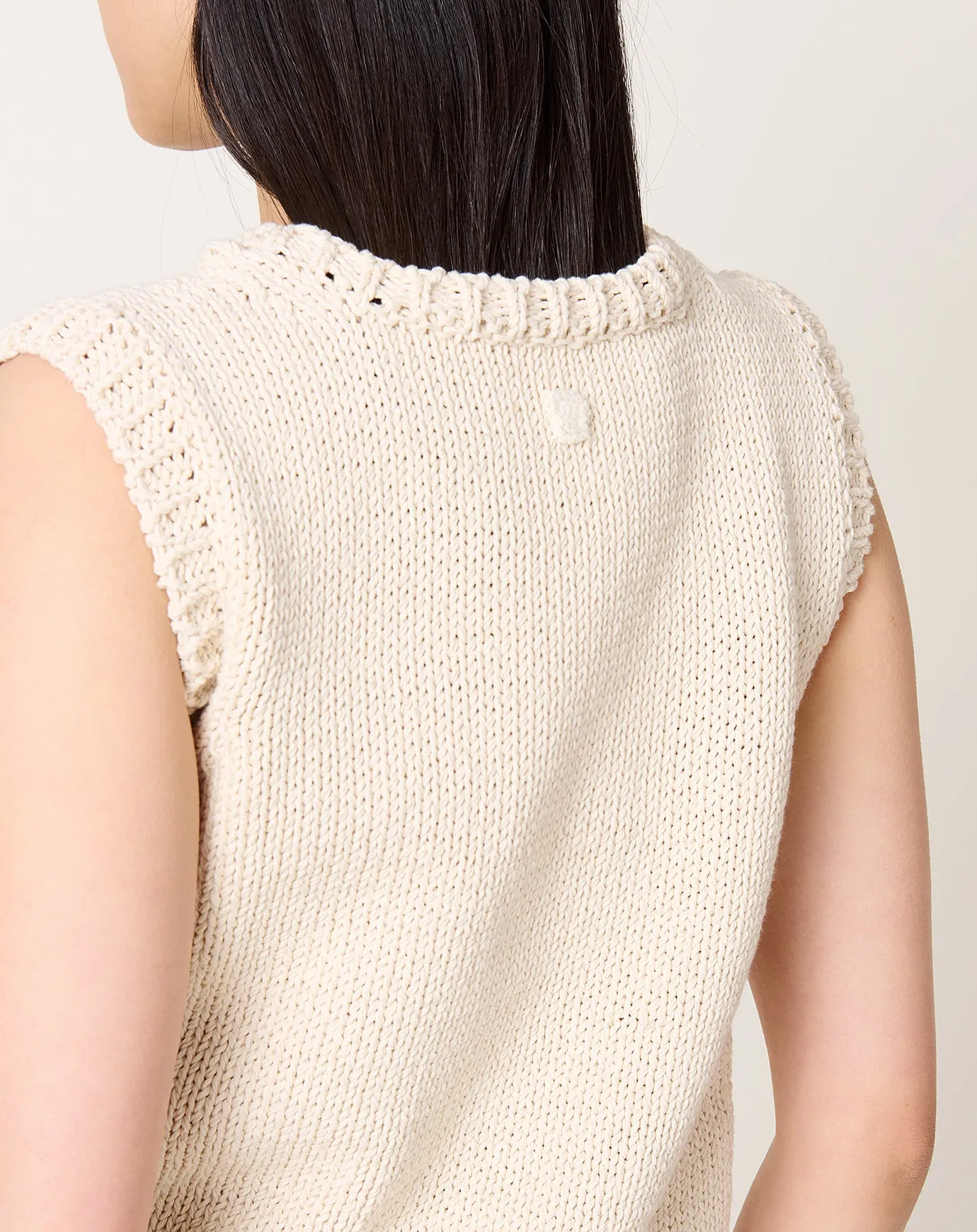 Pincel Vest in Off White