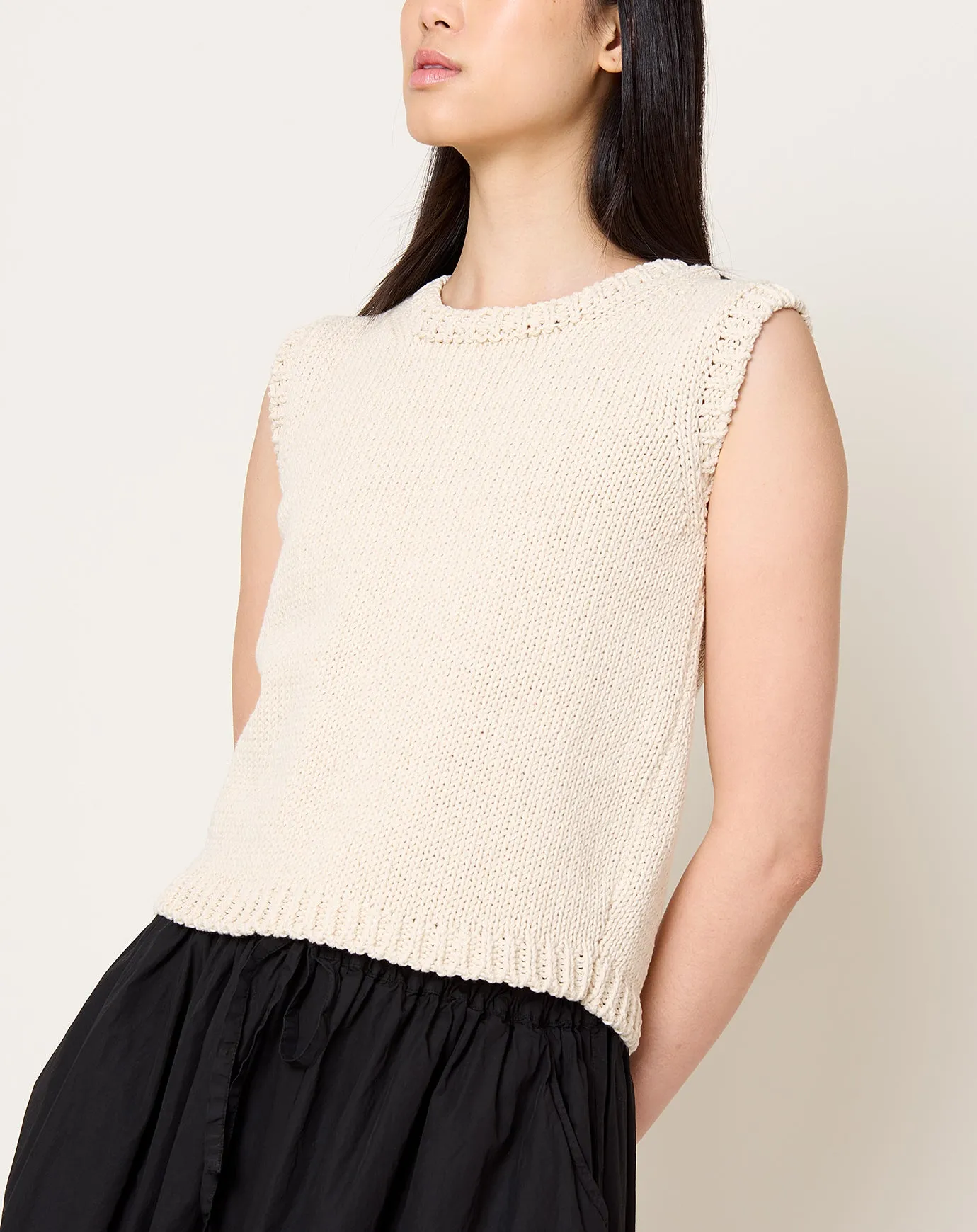 Pincel Vest in Off White