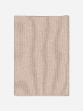 Ribbed Cashmere Snood Beige
