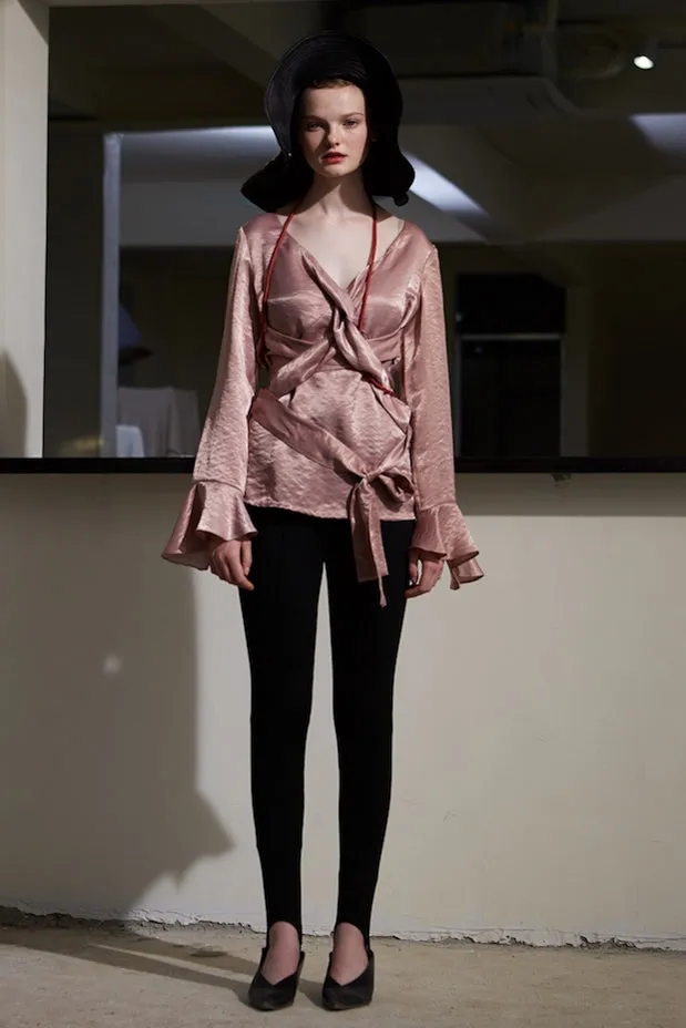 Rimless | Lotus Pink Flounced Top