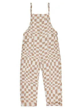 Rylee & Cru Iris Jumpsuit, Sand Check