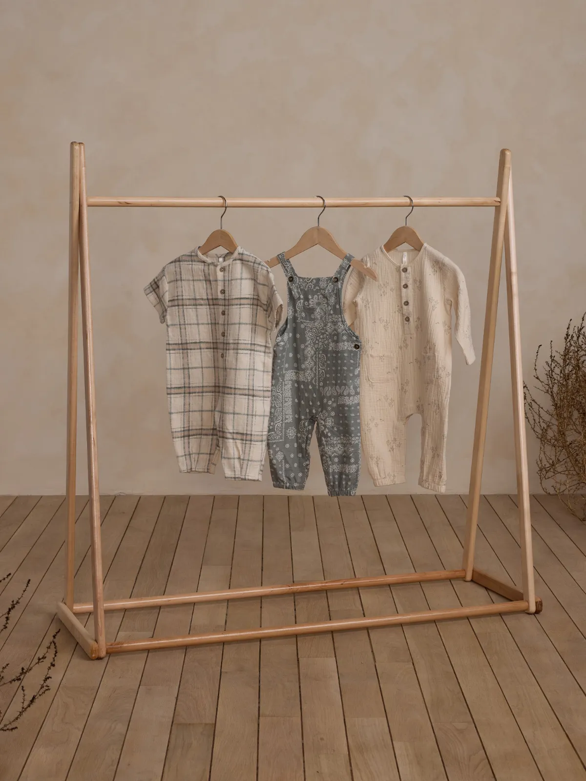 Rylee & Cru Long Sleeve Woven Jumpsuit, Saguaro