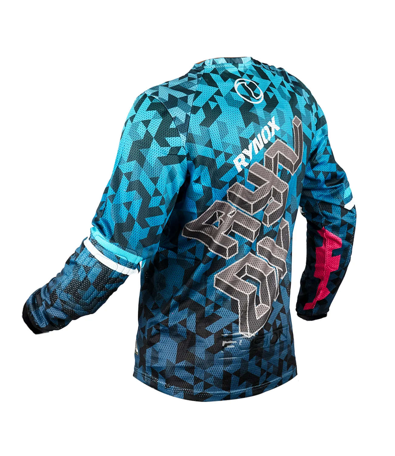 Rynox Fusion Neo Offroad Jersey (Cyber Blue)