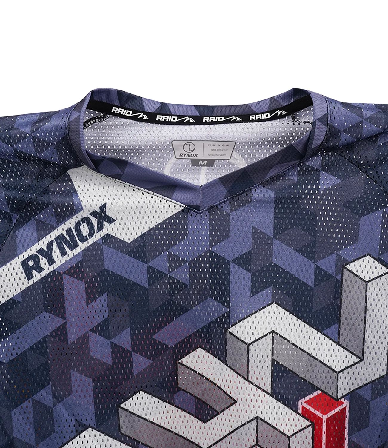 Rynox Fusion Neo Offroad Jersey (Grey Red)
