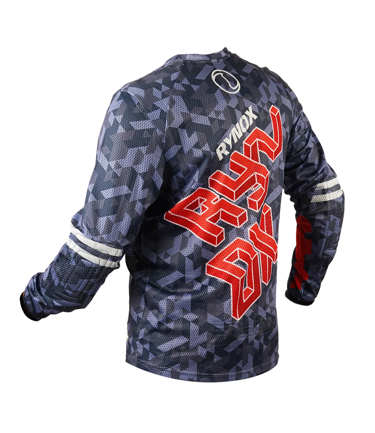 Rynox Fusion Neo Offroad Jersey (Grey Red)