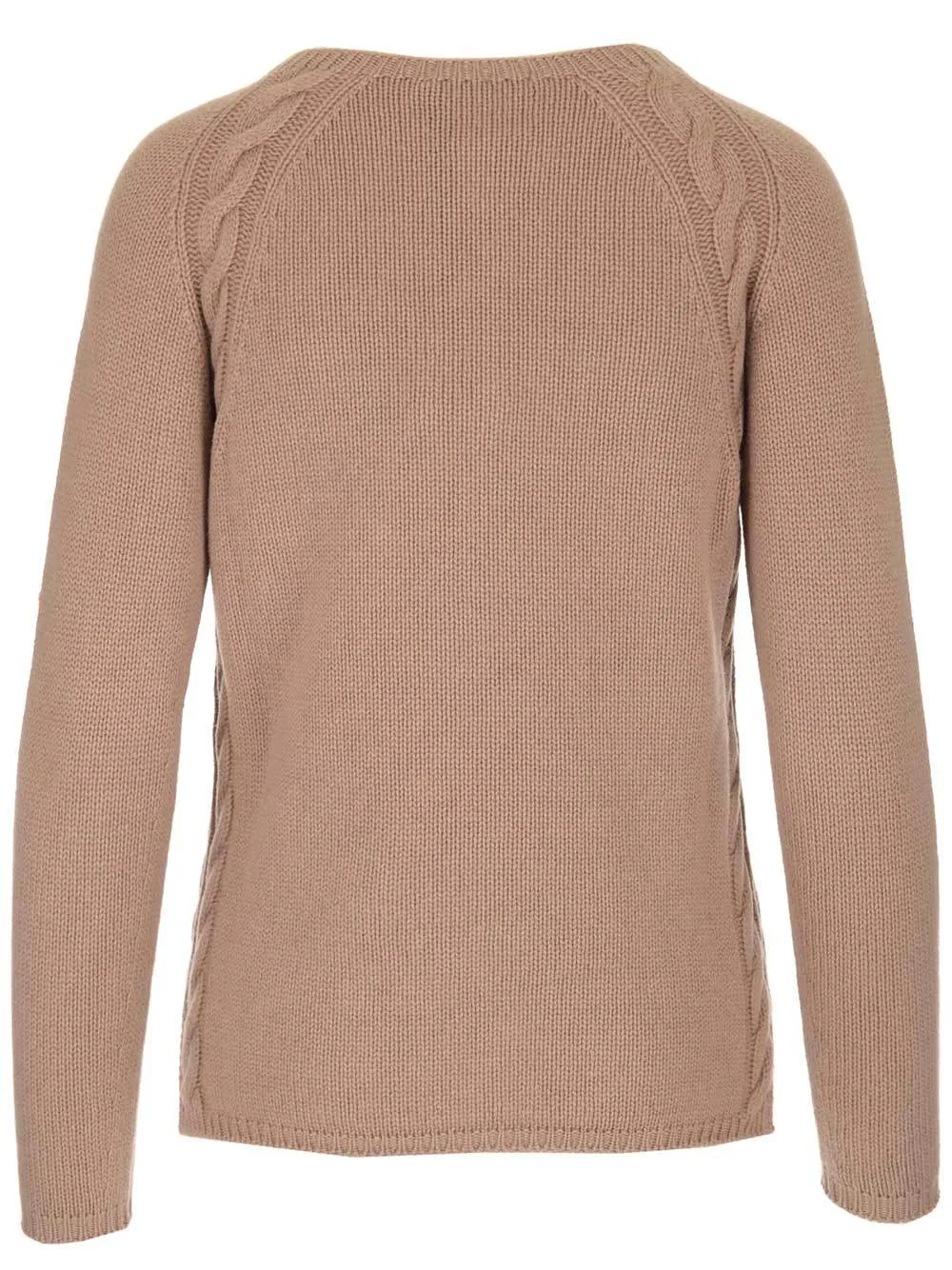'S Max Mara Crewneck Cable Knit Pullover