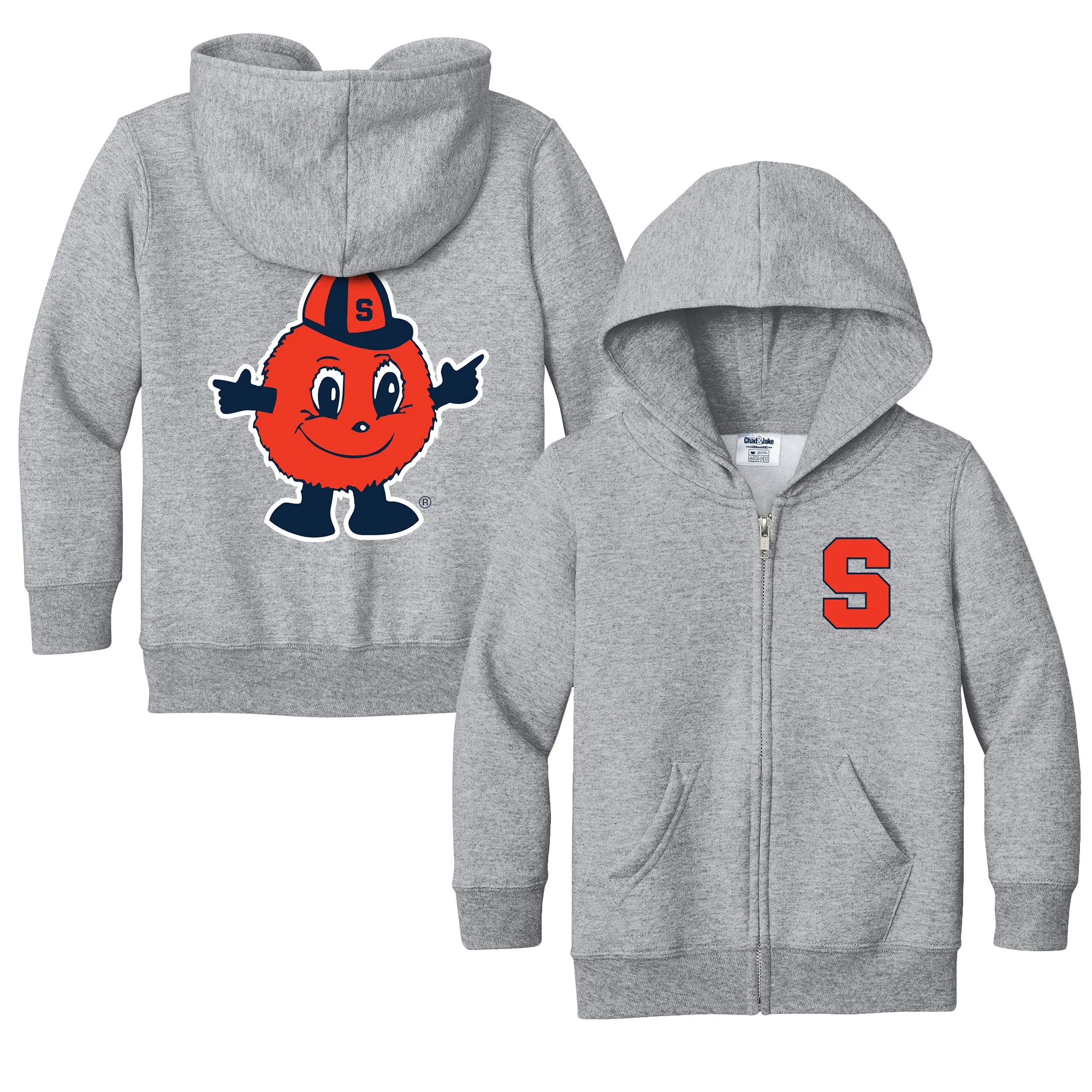 Syracuse Orange Logo Toddler Full-Zip Sweatshirt