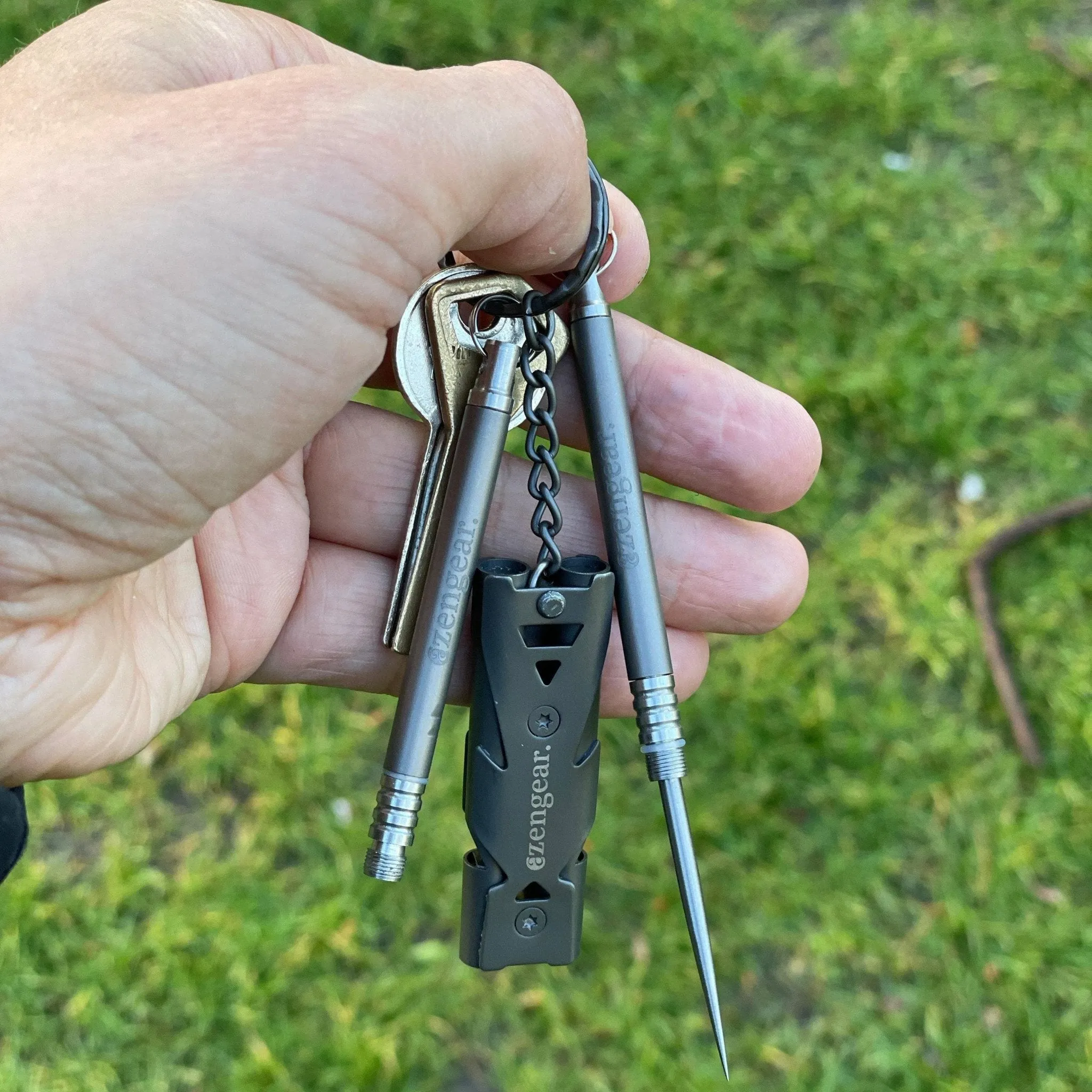 Titanium Toothpick With a Keyring