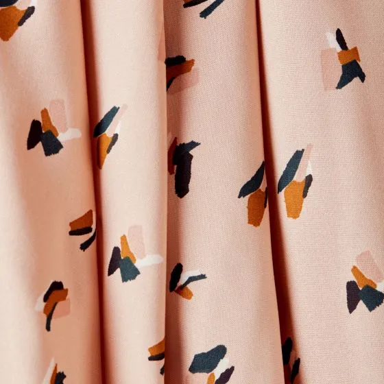 Viscose with Lenzing™️ EcoVero™️ viscose fibres - Atelier Brunette - Beryl Blush - END OF BOLT 51cm