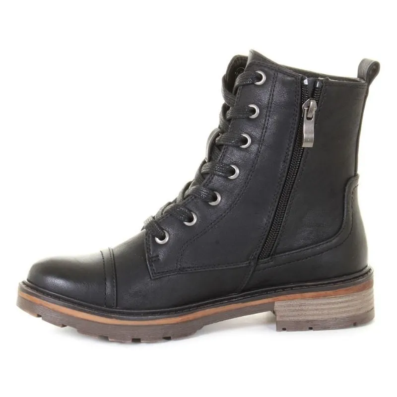 Women's Leona 3 Lace With Side Zip Black
