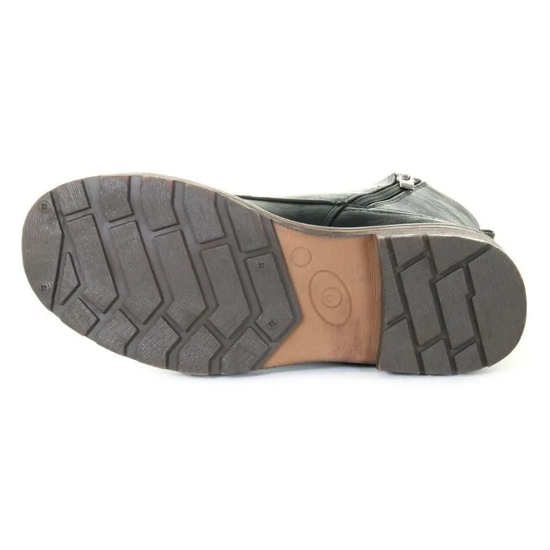 Women's Leona 3 Lace With Side Zip Black