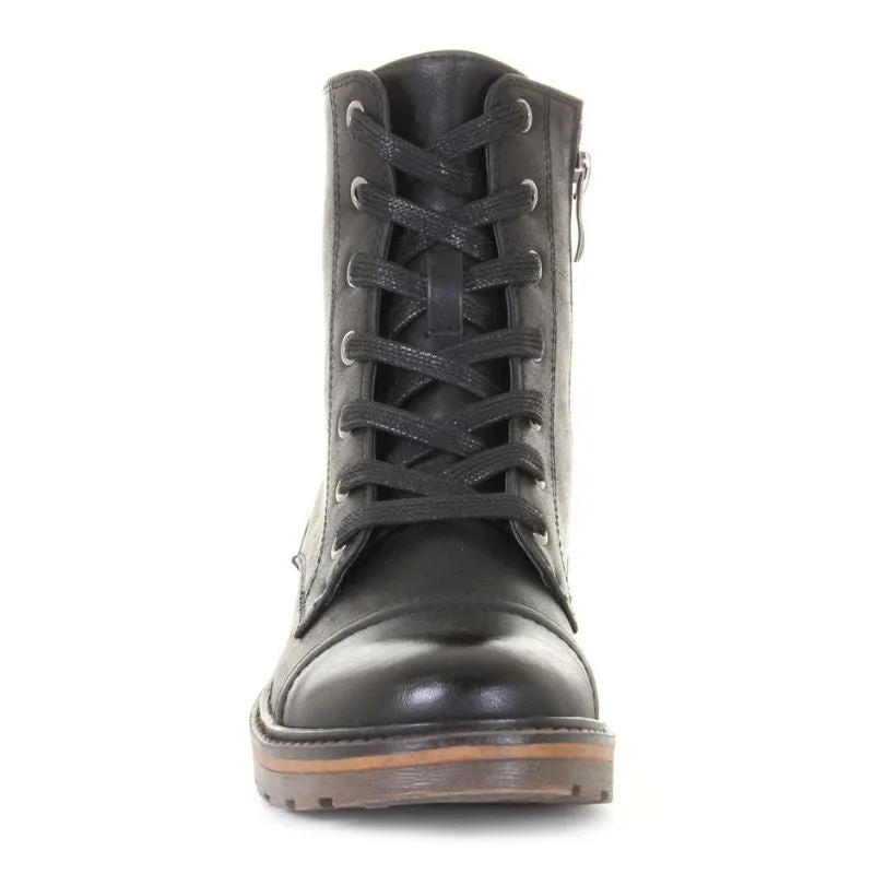 Women's Leona 3 Lace With Side Zip Black
